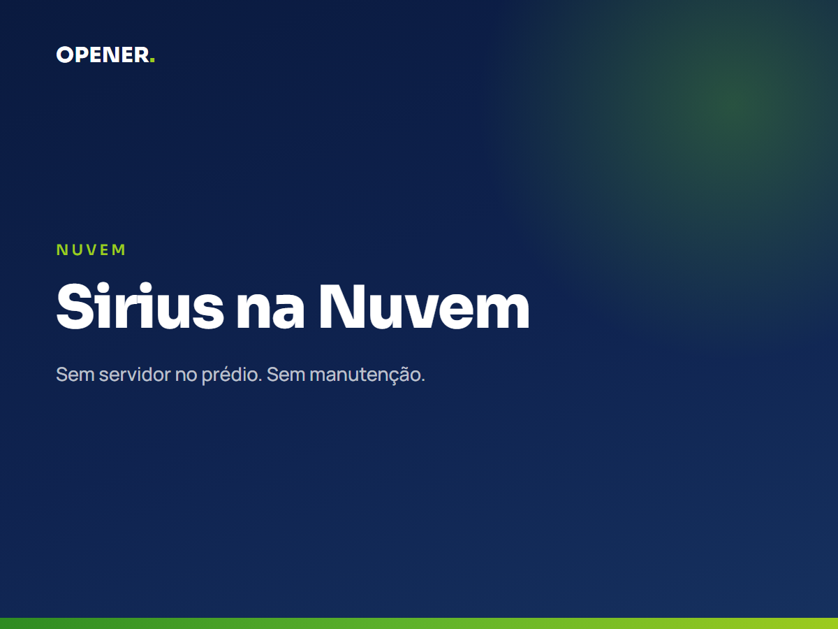 Sirius na Nuvem