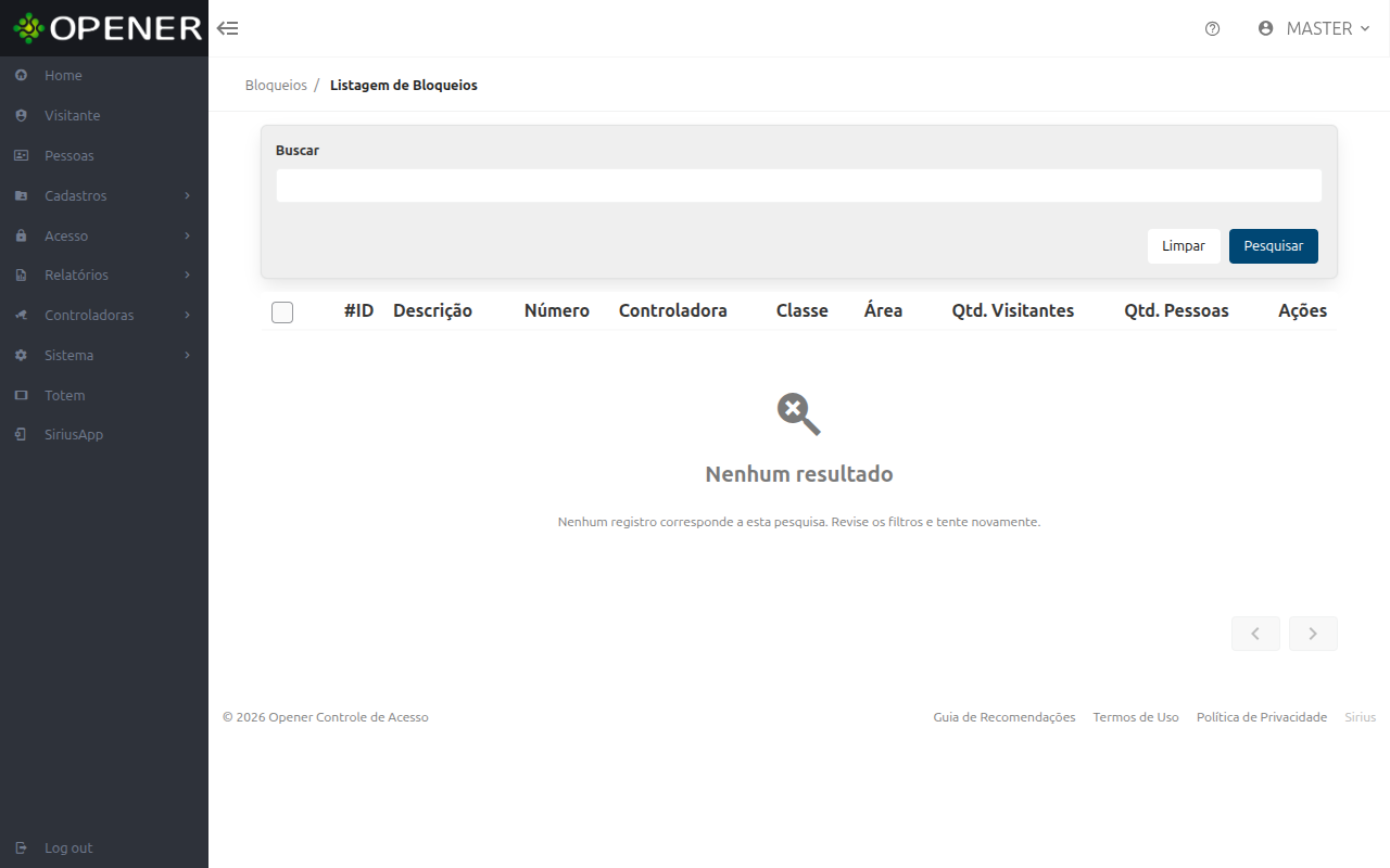 Bloqueios